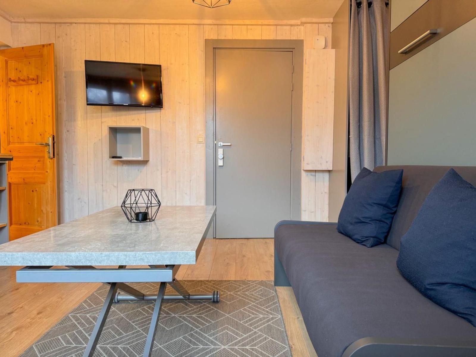 Appartements Vue Mont-Joly A 2 Pas Tramway Mont-Blanc - Studio 1 Piece 생제르베레뱅 외부 사진