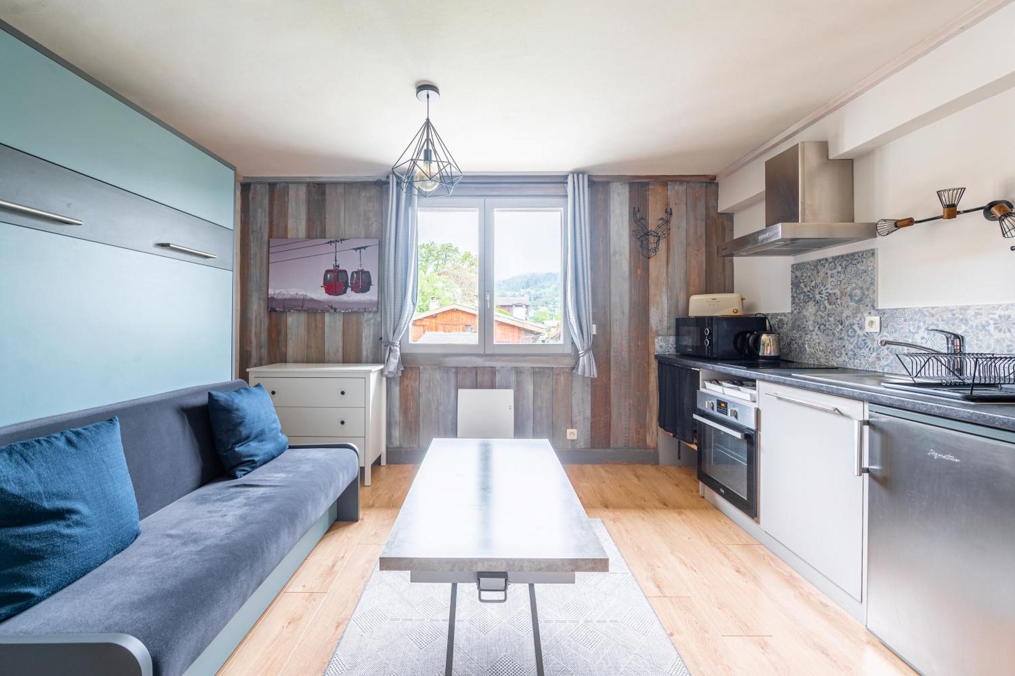 Appartements Vue Mont-Joly A 2 Pas Tramway Mont-Blanc - Studio 1 Piece 생제르베레뱅 외부 사진